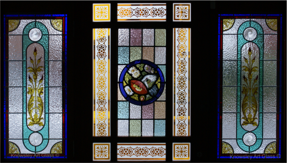 stained glass roundel