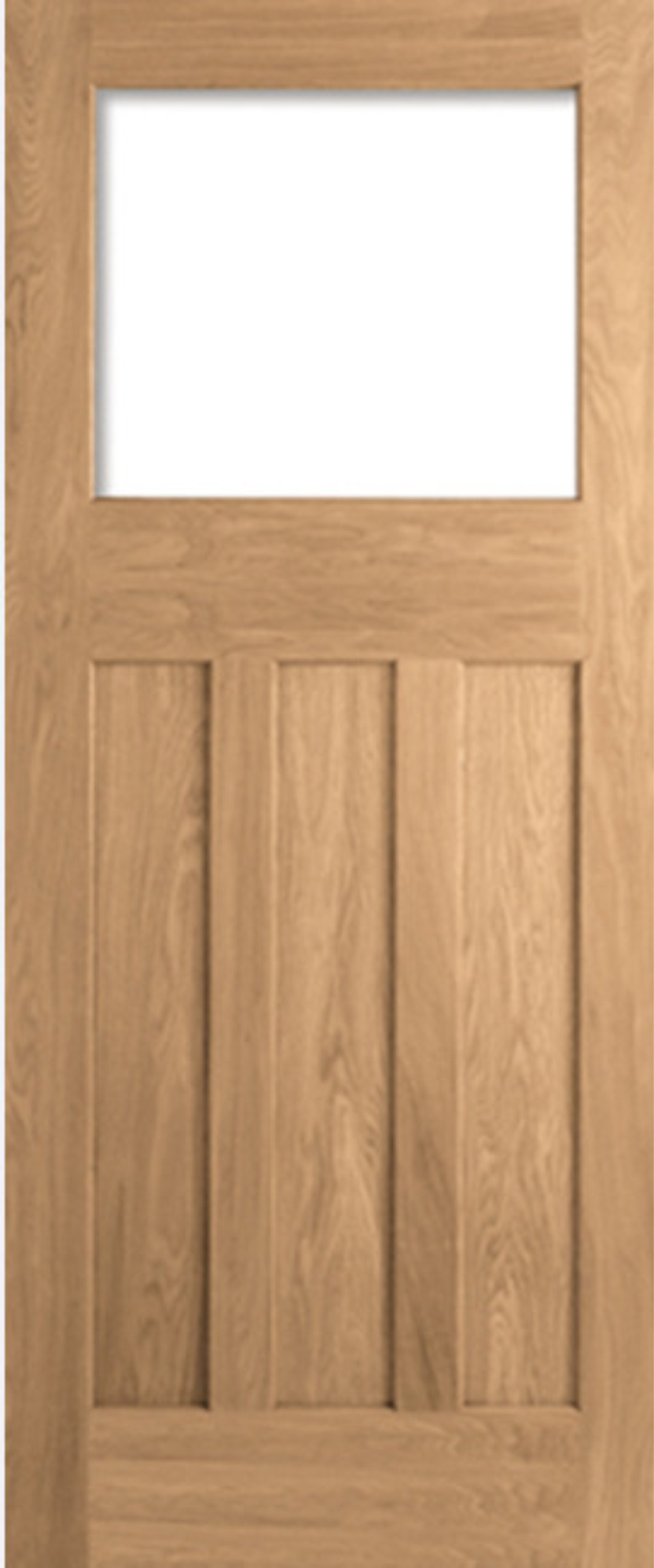 Oak dx 30s unglazed door lpd