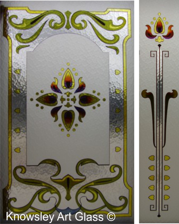 etched glass coloured glass vitrious glass enamels