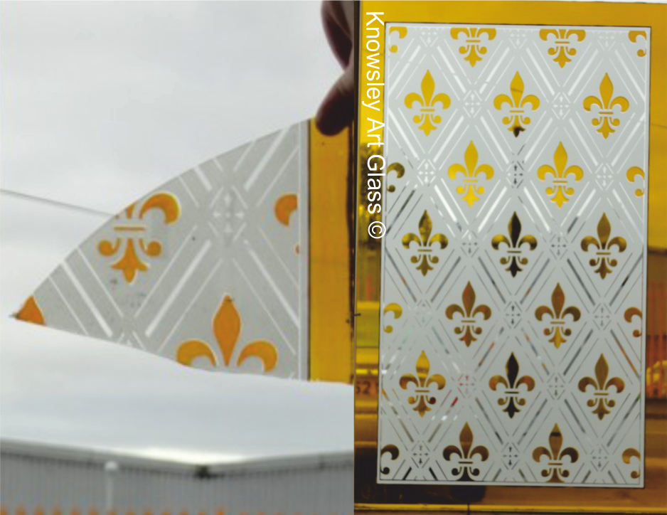 Restored glass repair