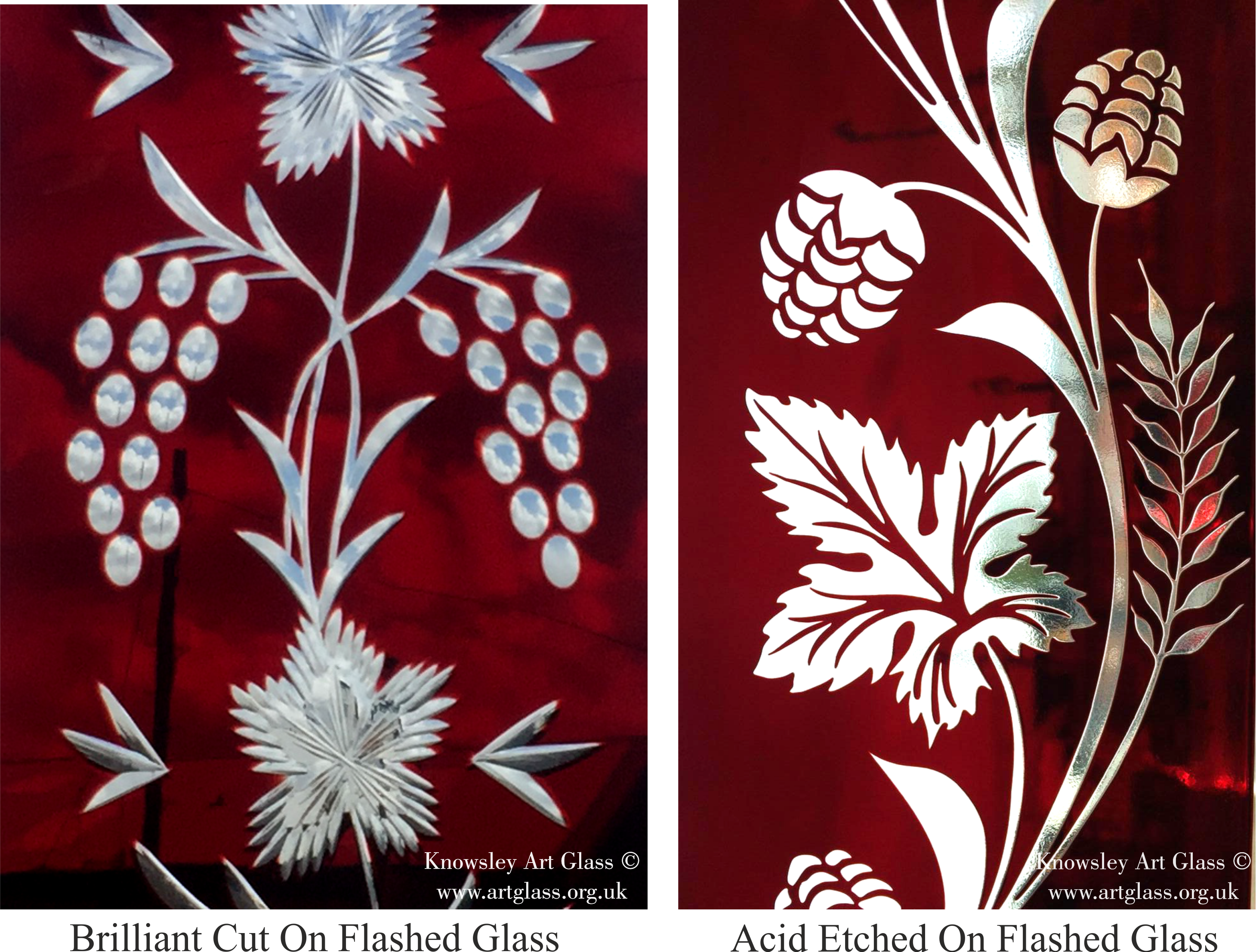 acid etched glass colour