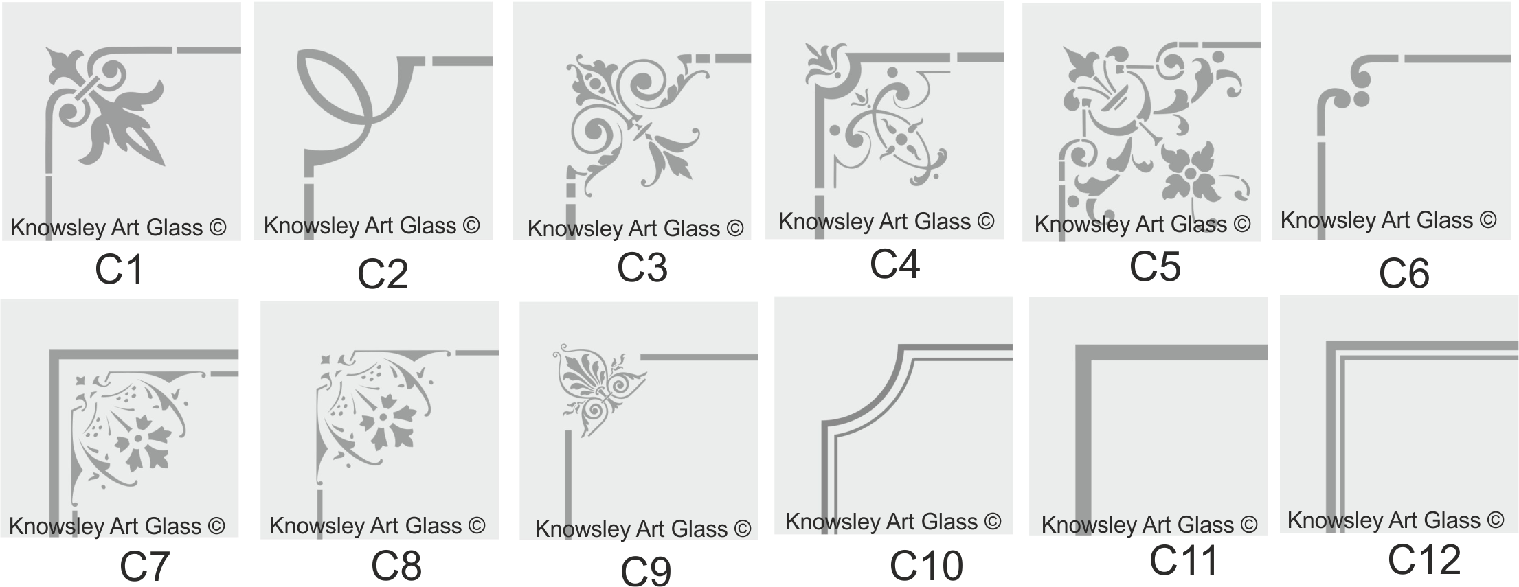etched glass borders