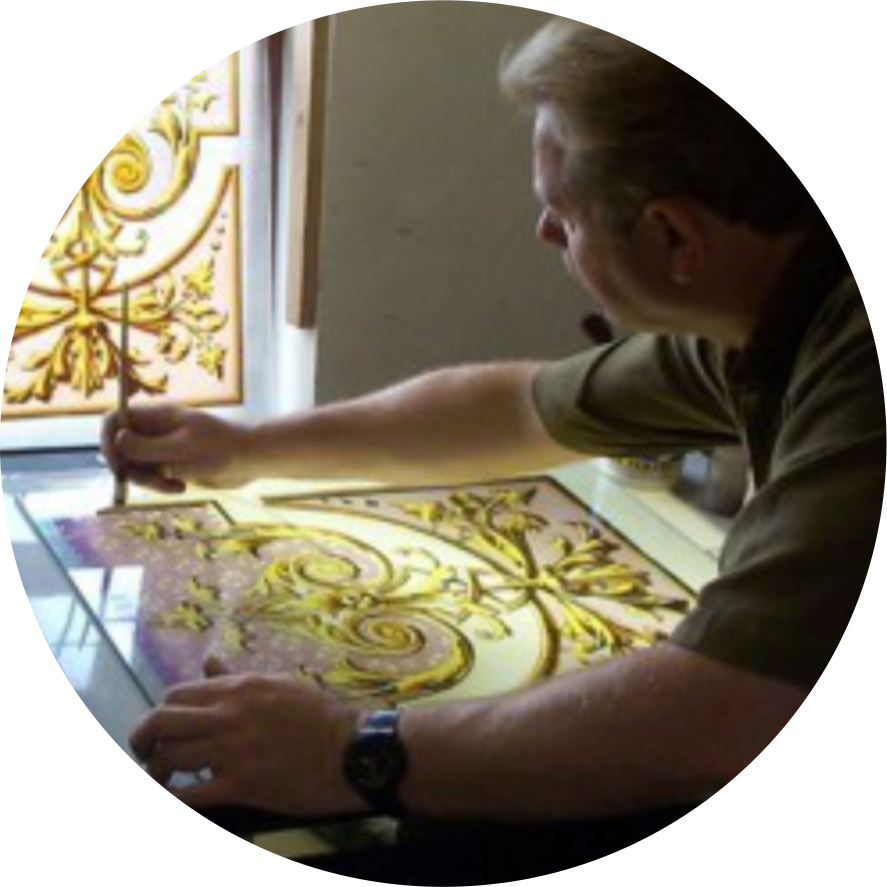 bespoke enamel glass