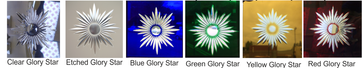 brilliant cut flashed glass glory stars