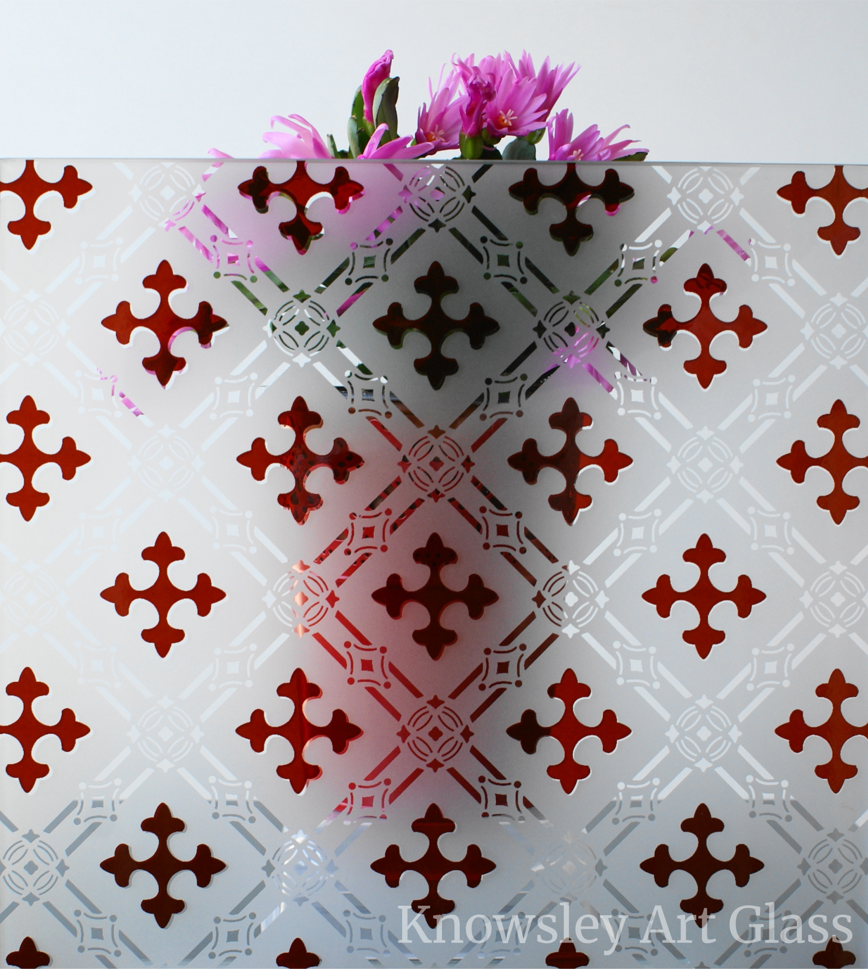 coloured etched glass designs