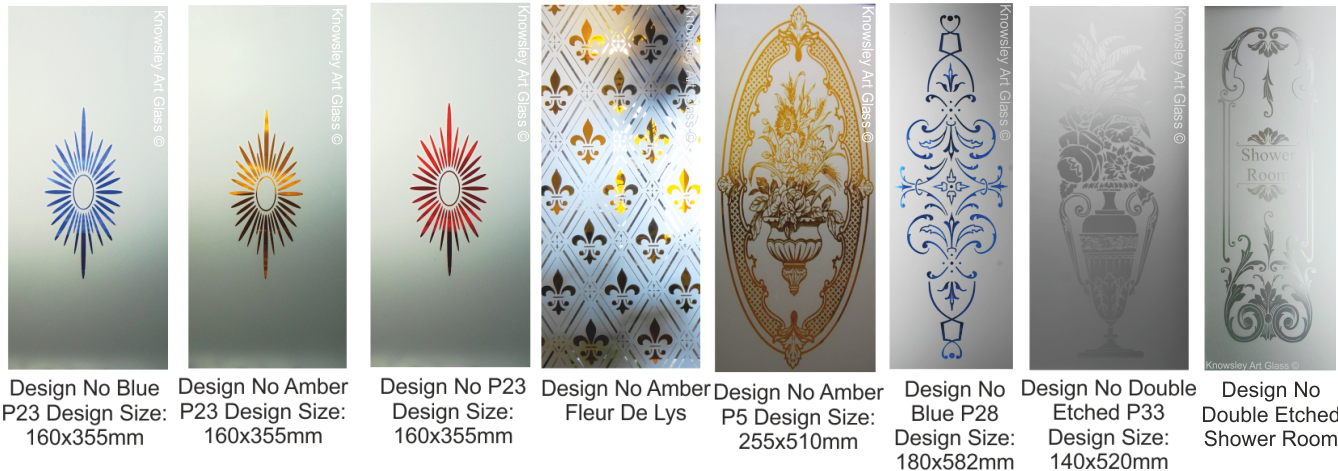 coloured glass for doors