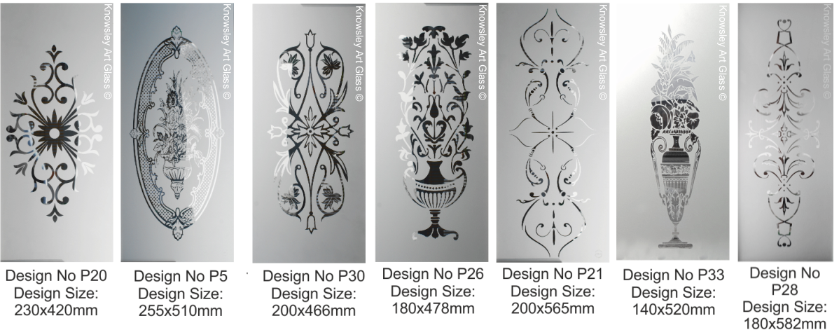 Decorative Glass Door