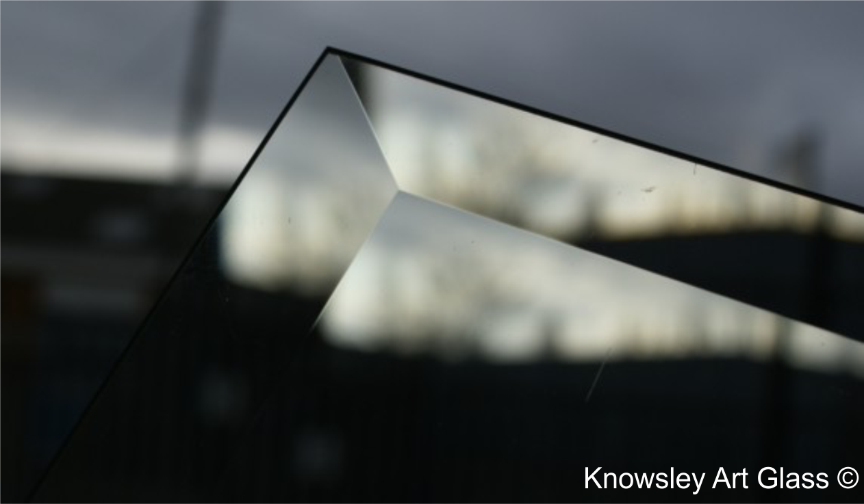 bevelled glass